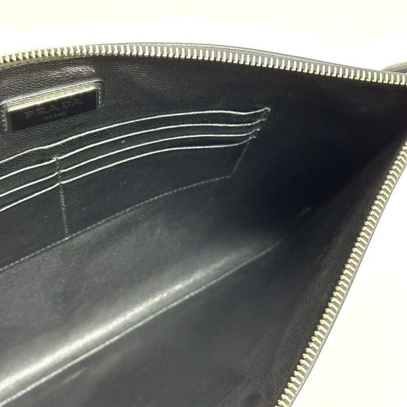 PRADA logo rabbit Bag Clutch bag - Picture 8 of 13
